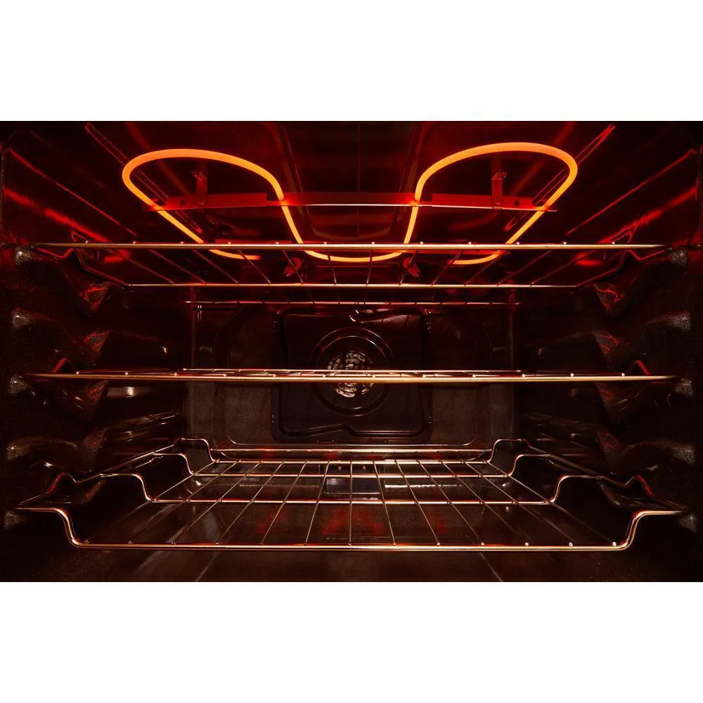 Whirlpool WFES7530RV 30-Inch Smart Electric Smart Range With Air Cooking Technology, No Preheat Air Fry, High Speed Preheat Oven, Wipeclean&#8482; Coating, And Steam/Self Clean
