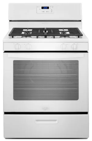Whirlpool WFG320M0BW 5.1 Cu. Ft. Freestanding Gas Range With Under-Oven Broiler
