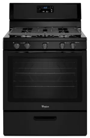 Whirlpool WFG505M0BB 5.1 Cu. Ft. Freestanding Gas Range With Five Burners