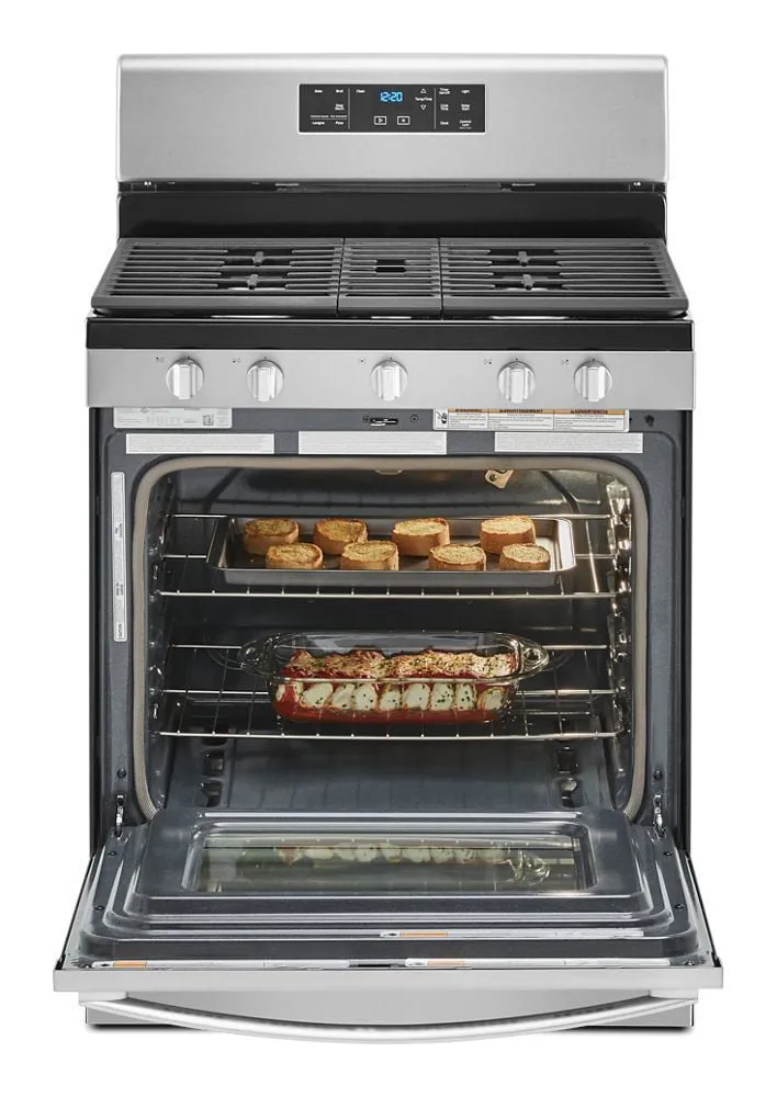 Whirlpool WFG525S0JS 5.0 Cu. Ft. Whirlpool Gas Range With Center Oval Burner