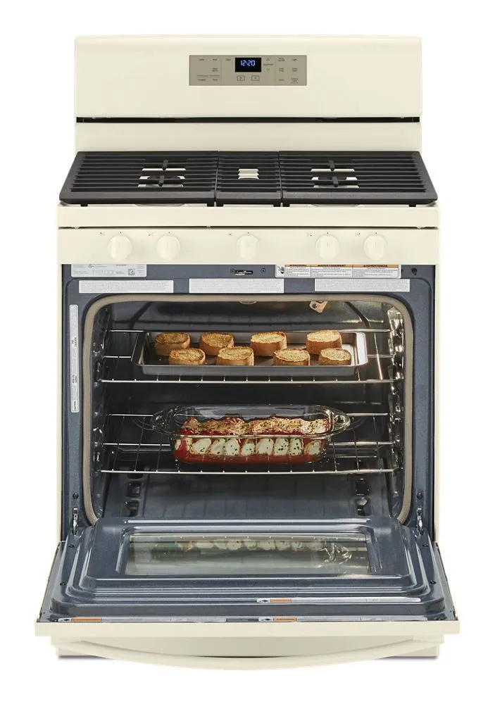 Whirlpool WFG525S0JV 5.0 Cu. Ft. Whirlpool Gas Range With Center Oval Burner
