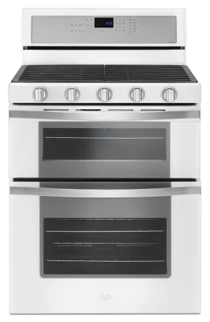 Whirlpool WGG745S0FH 6.0 Cu. Ft. Gas Double Oven Range With Ez-2-Lift Hinged Grates