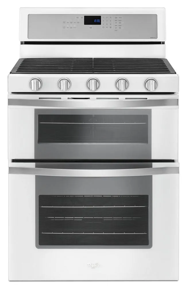 Whirlpool WGG745S0FH 6.0 Cu. Ft. Gas Double Oven Range With Ez-2-Lift Hinged Grates