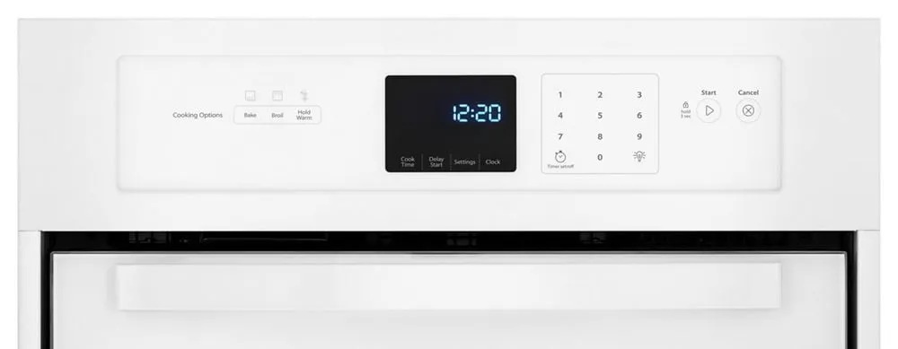 Whirlpool WOS11EM4EW 3.1 Cu. Ft. Single Wall Oven With Accubake System