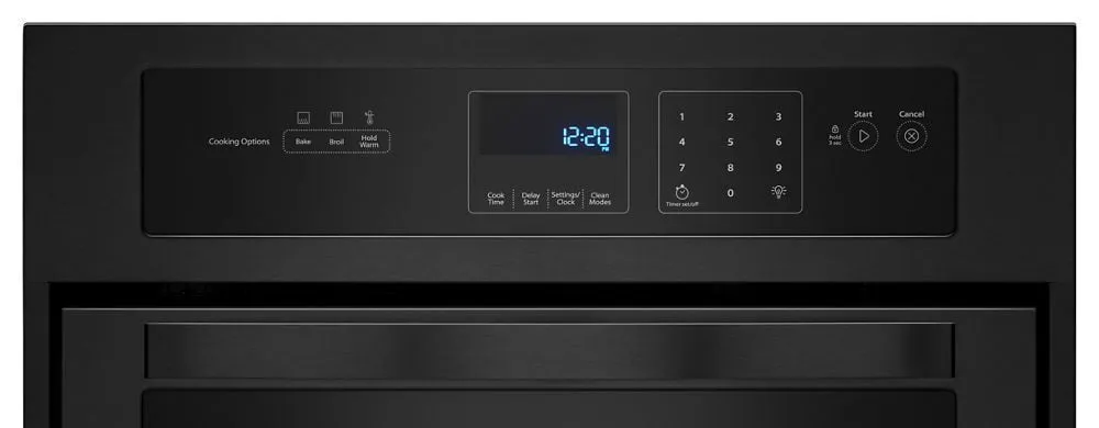 Whirlpool WOS51ES4EB 3.1 Cu. Ft. Single Wall Oven With High-Heat Self-Cleaning System