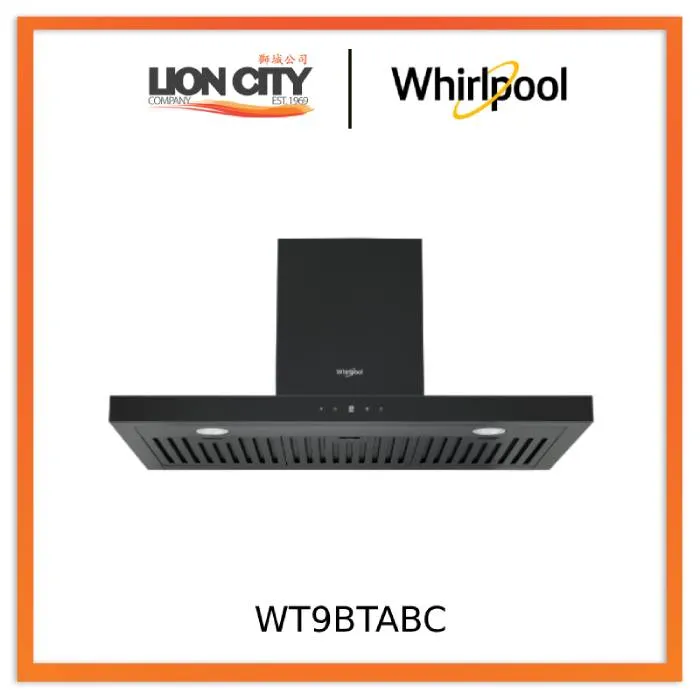 Whirlpool WT9BTABC 90cm Auto Clean T-Box Hood
