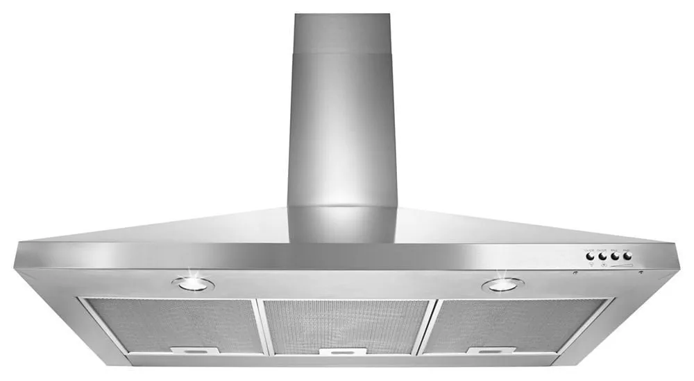 Whirlpool WVW53UC6FS 36" Contemporary Stainless Steel Wall Mount Range Hood