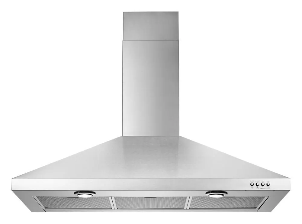 Whirlpool WVW7336JS Gold 36-Inch Vented 300-Cfm Wall-Mount Canopy Hood