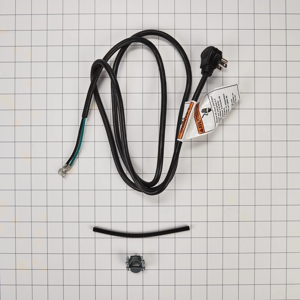 Whirlpool W11365014 Dishwasher Power Cord Kit, Right Angle