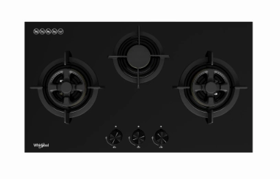 Whirlpools W4OMSK58RU1SBA 60cm W COLLECTION Multifunction Oven with Gentle Steam Function   Whirlpools GWG8830TS 88cm 3-Burners Gas Hob (Town Gas)   Whirlpools WCO9FTS 90cm Compact Hood