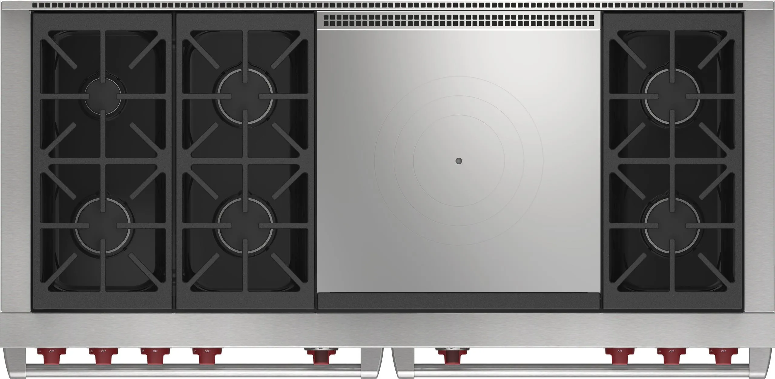 Wolf DF60650FWHP 60" Dual Fuel Range - 6 Burners And French Top