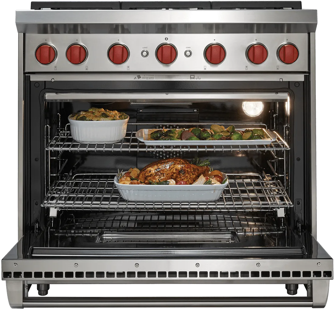 Wolf GR366 36" Gas Range - 6 Burners