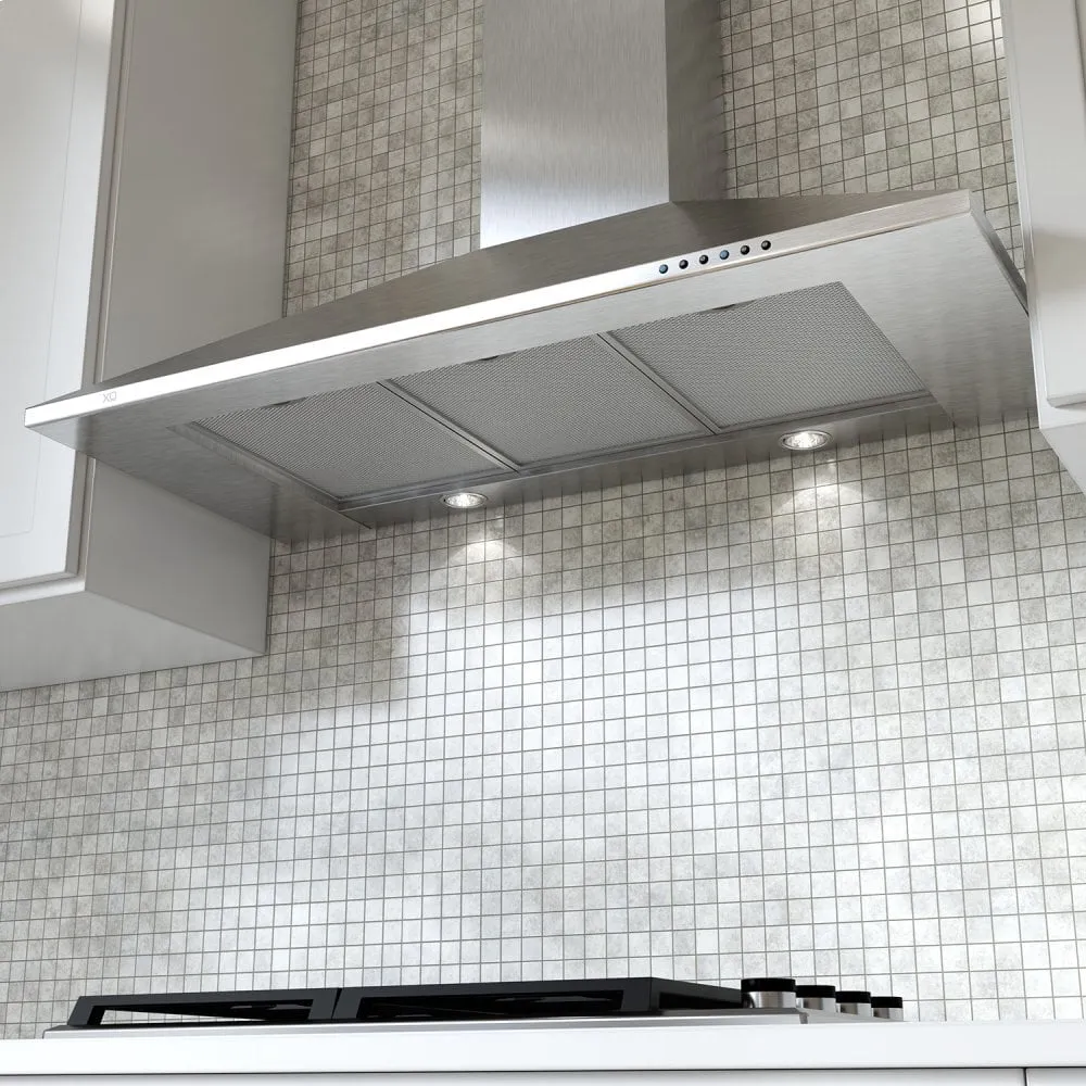 Xo Appliance XOB36SMUA 395 Cfm 36" Make Up Air Compliant Model Range Hood Stainless