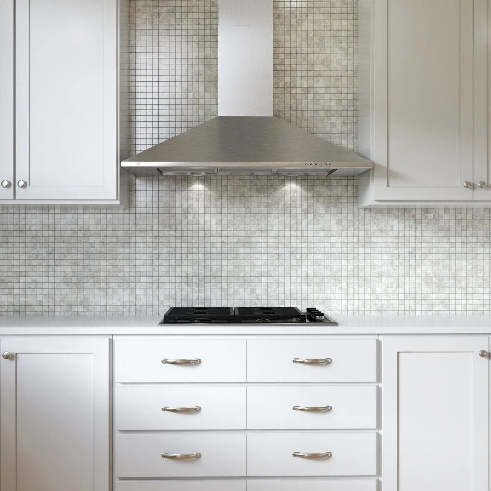 Xo Appliance XOB36SMUA 395 Cfm 36" Make Up Air Compliant Model Range Hood Stainless
