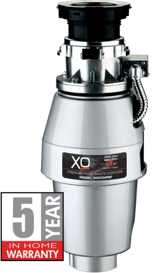 Xo Appliance XOD12HPBF 1/2 Hp Twist Lock Mount, Batch Feed Disposal