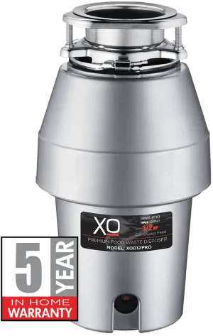 Xo Appliance XOD12PRO 1/2 Hp Pro 3 Bolt Mount, Continuous Feed Disposal