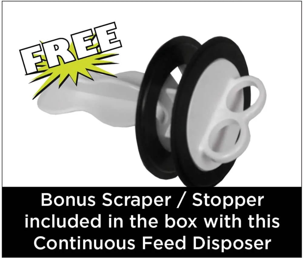 Xo Appliance XOD1HP 1 Hp Twist Lock Mount, Continuous Feed Disposal