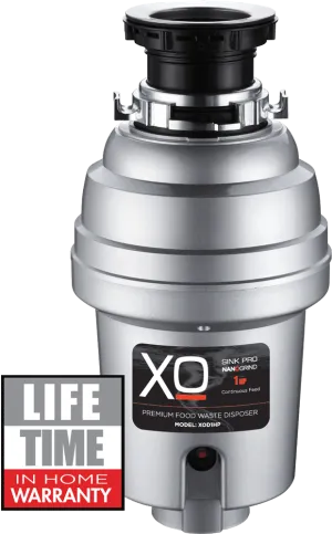 Xo Appliance XOD1HP 1 Hp Twist Lock Mount, Continuous Feed Disposal
