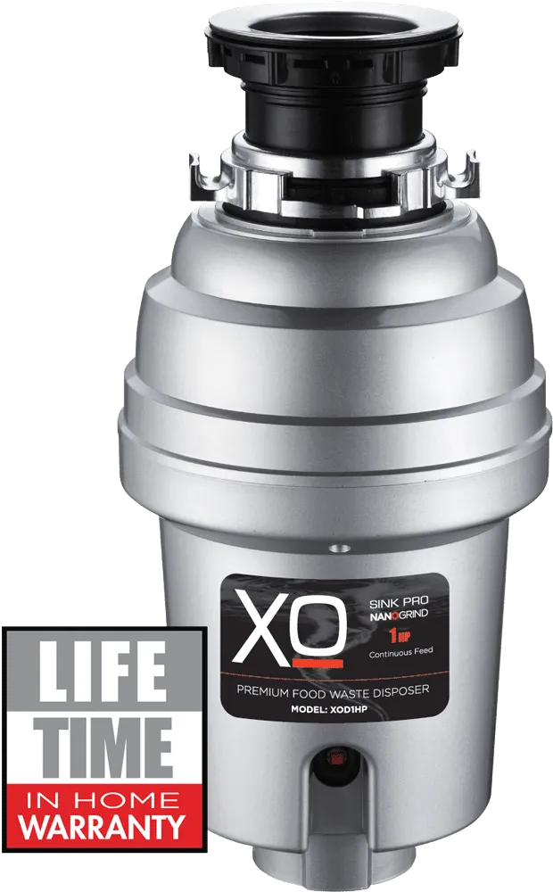 Xo Appliance XOD1HP 1 Hp Twist Lock Mount, Continuous Feed Disposal
