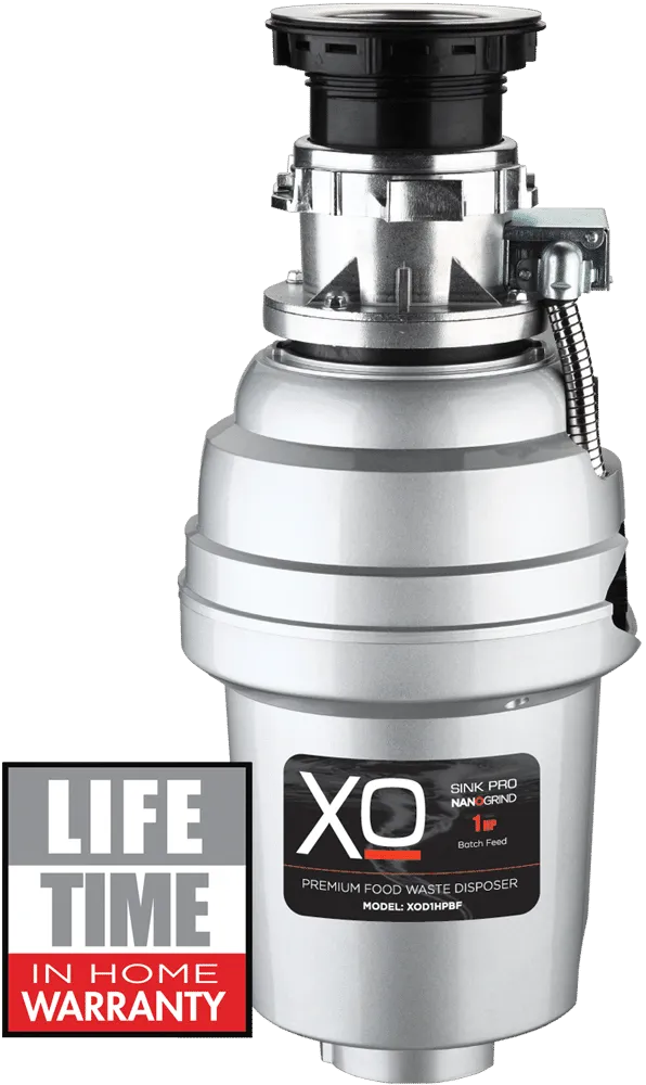 Xo Appliance XOD1HPBF 1 Hp Twist Lock Mount, Batch Feed Disposal