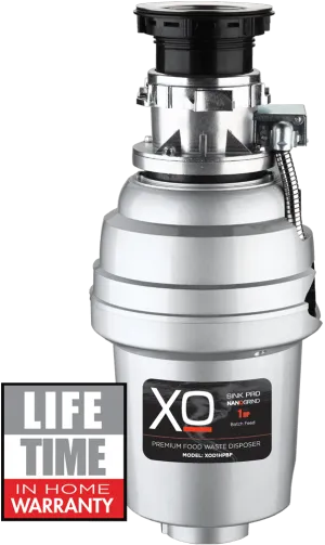 Xo Appliance XOD1HPBF 1 Hp Twist Lock Mount, Batch Feed Disposal