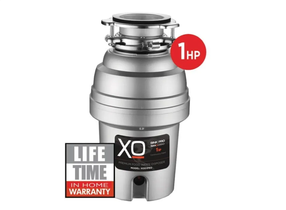 Xo Appliance XOD34PRO 3/4 Hp Pro 3 Bolt Mount, Continuous Feed Disposal