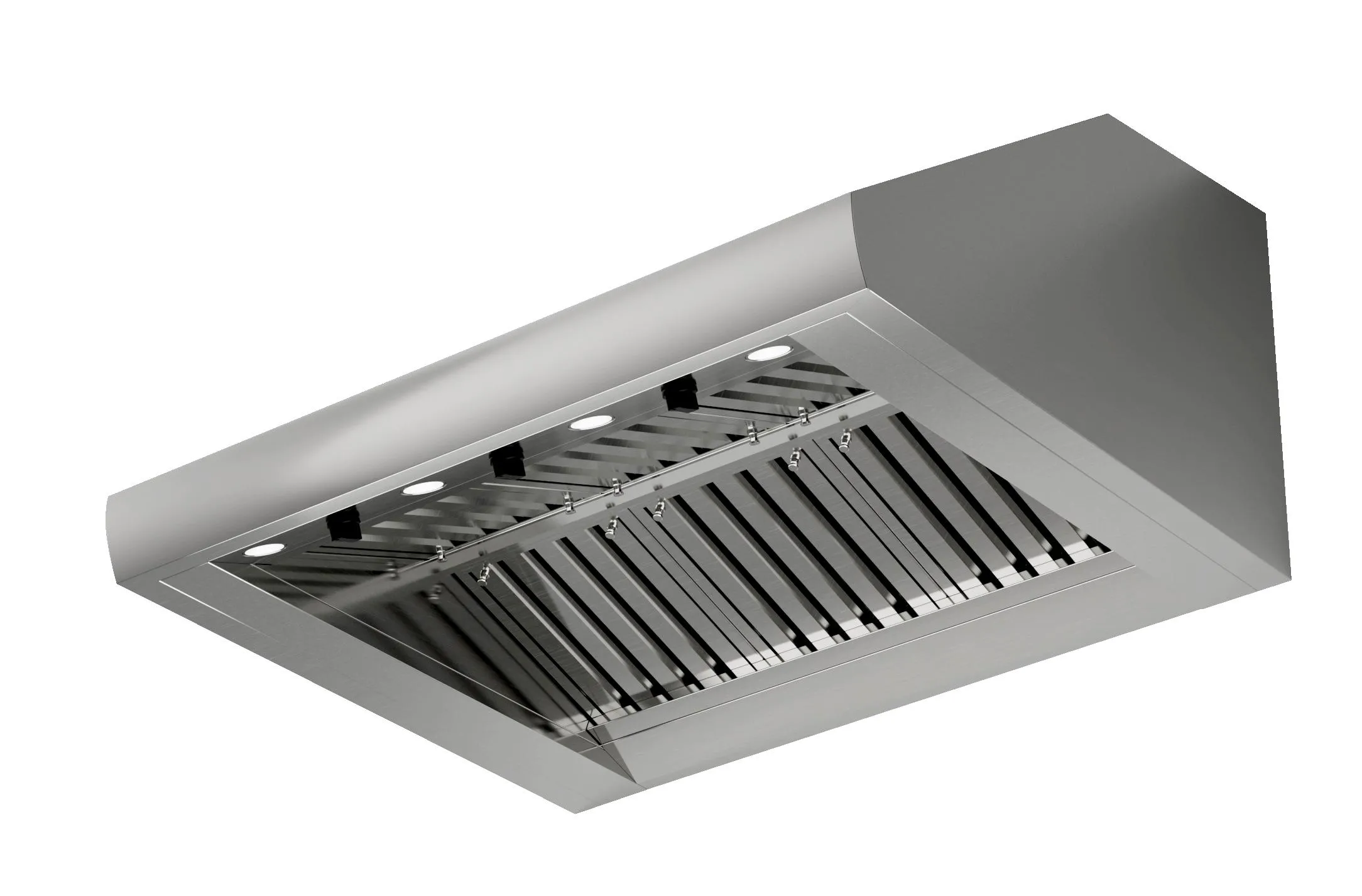 Xo Appliance XOGV48S Outdoor Hood, 48Inw, 33Ind, 18Int, 1200Cfm, Leds, Pro Baffle Filters