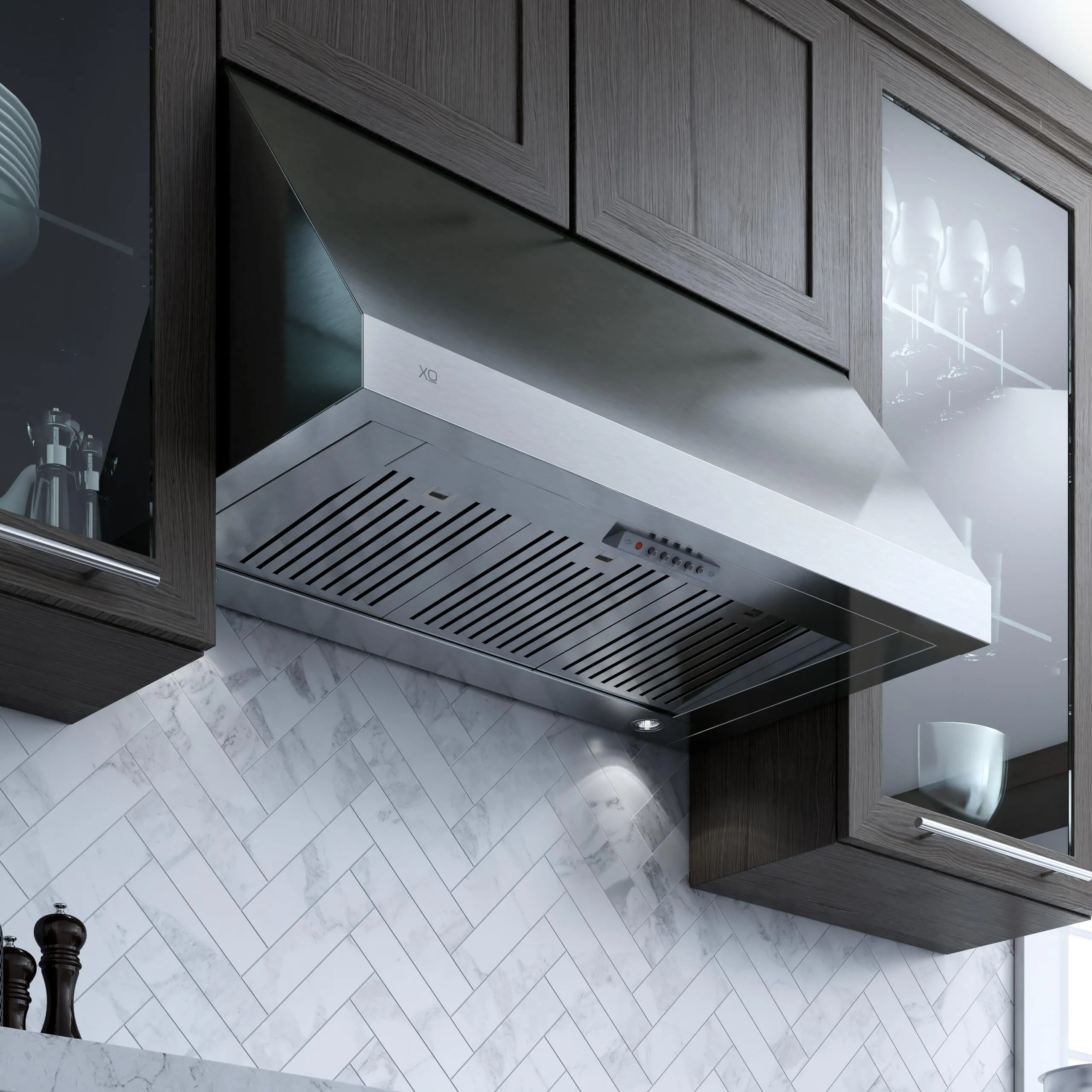Xo Appliance XOT1848SC New! 48In Ccc 600/395 Cfm Pro Wall Hood Ss
