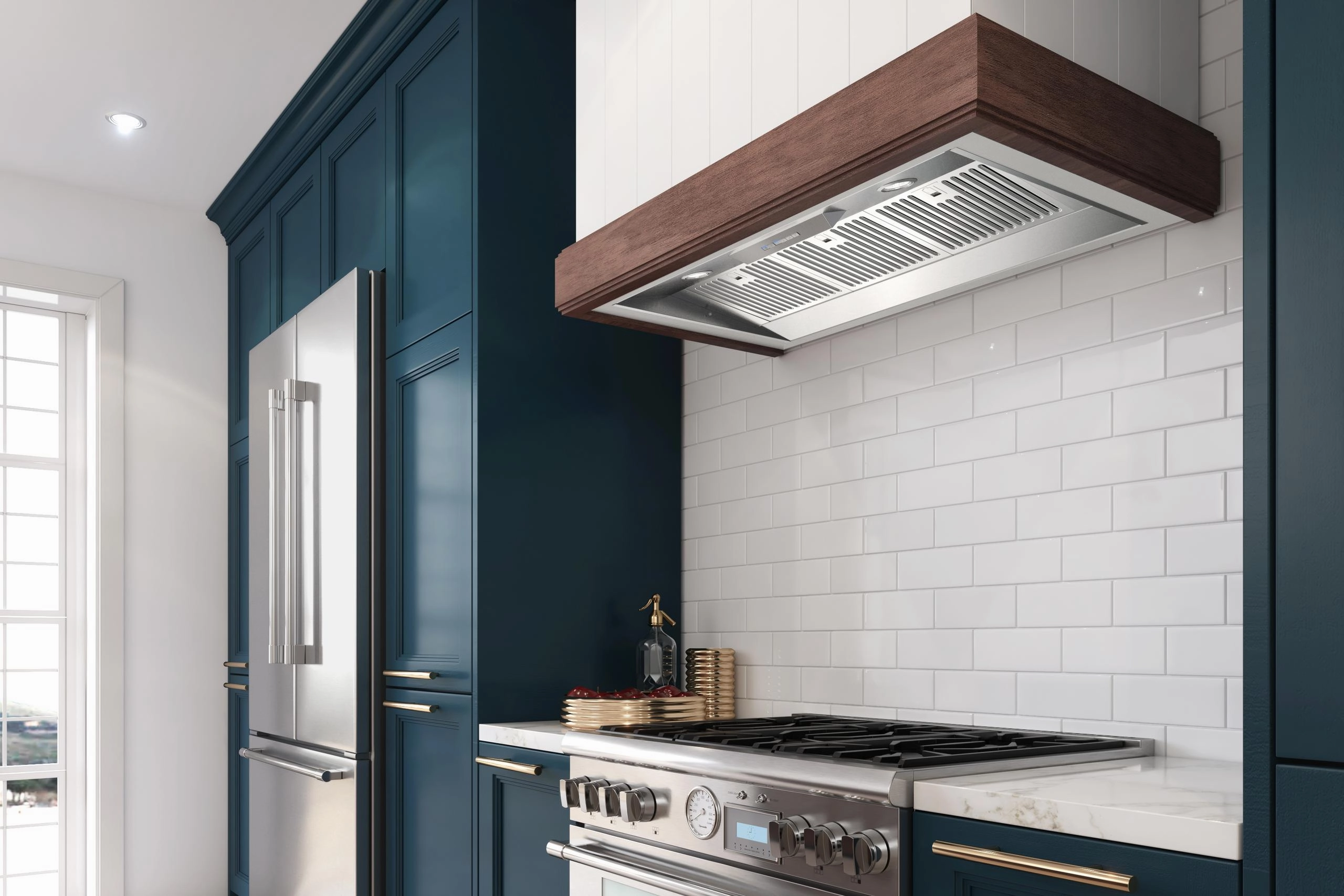 Xo Appliance XOIL3622KSE 36" 1000 Cfm Liner Insert Hood 22In D
