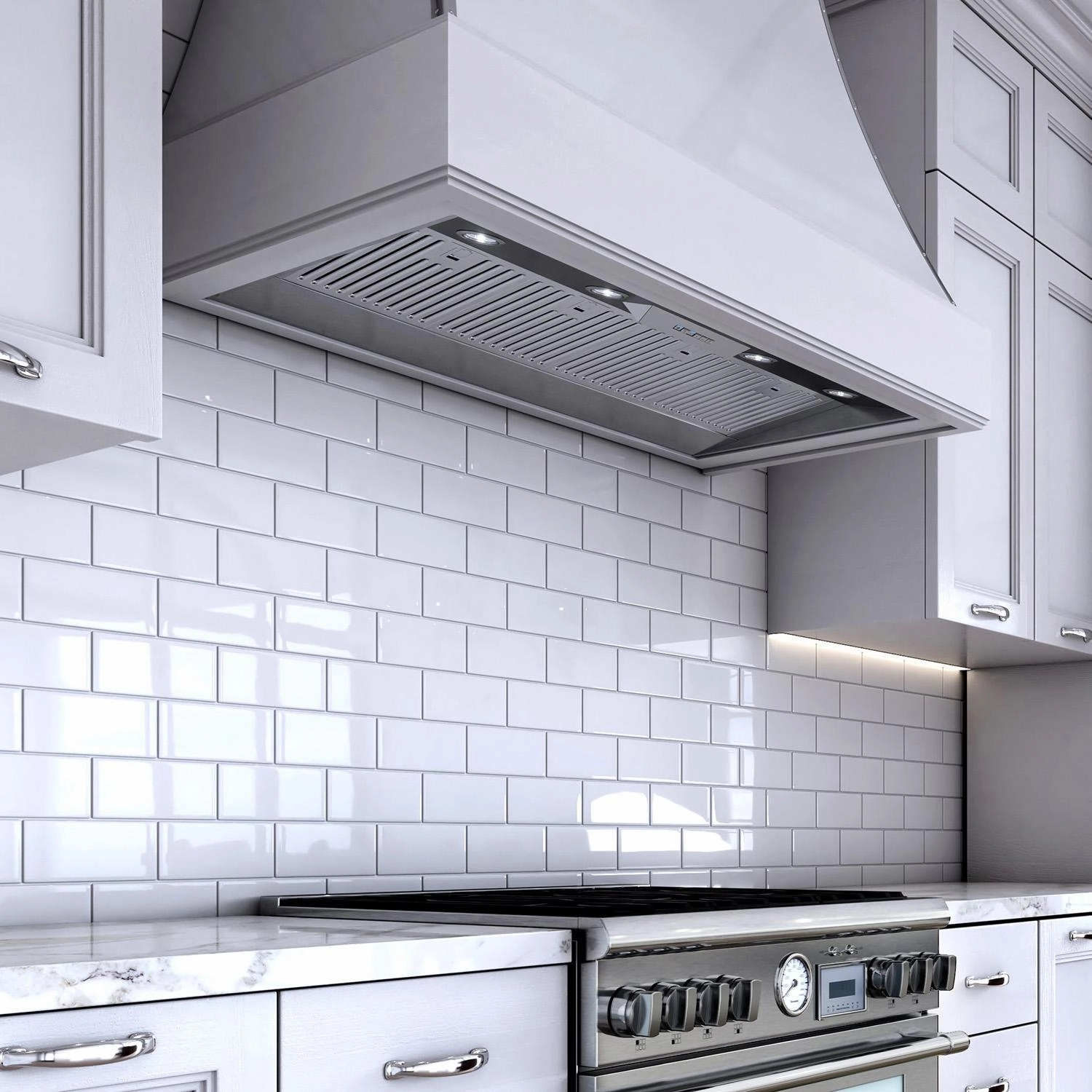 Xo Appliance XOIL4222KSE 42" 1000 Cfm Liner Insert Hood 22In D