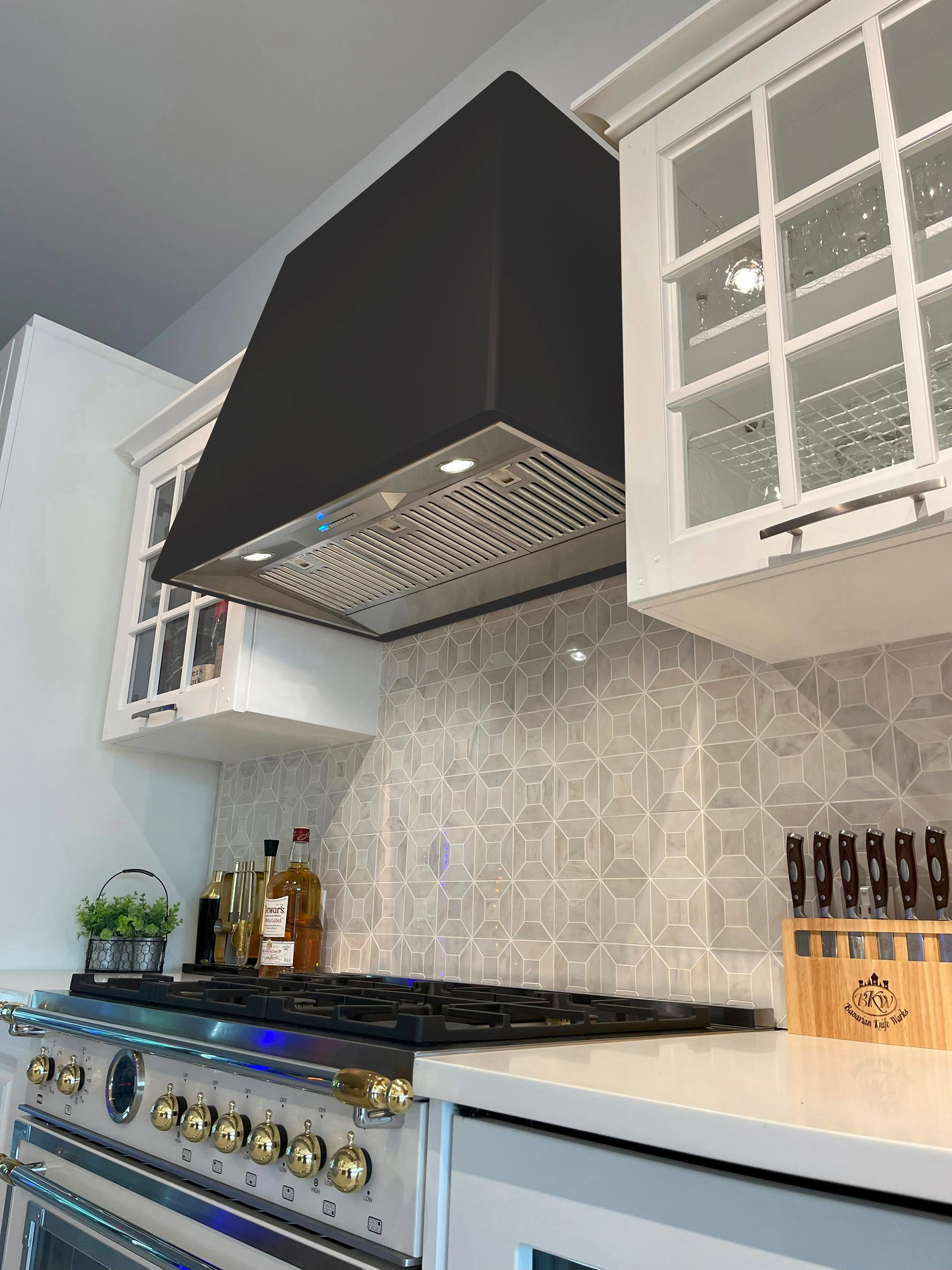 Xo Appliance XOVD148MB Xo 48In Designer Hood Matte Black