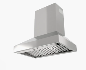 Xo Appliance XOVV248SC 48In Pro Wall Chimney Hood Ss Straight Lip 600/395 Cfm