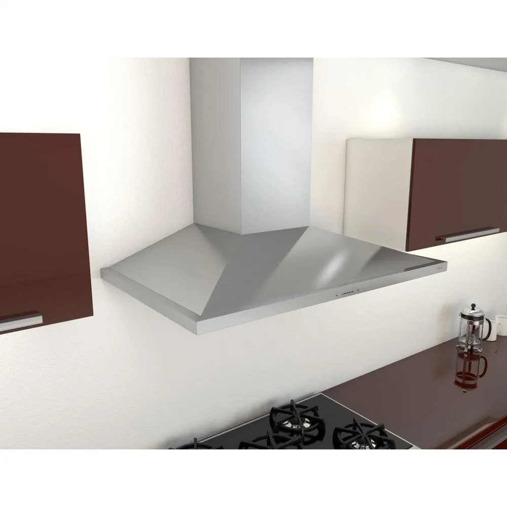 Zephyr ZANE30CBS 30-In. Anzio Chimney-Style Hood In Black Stainless