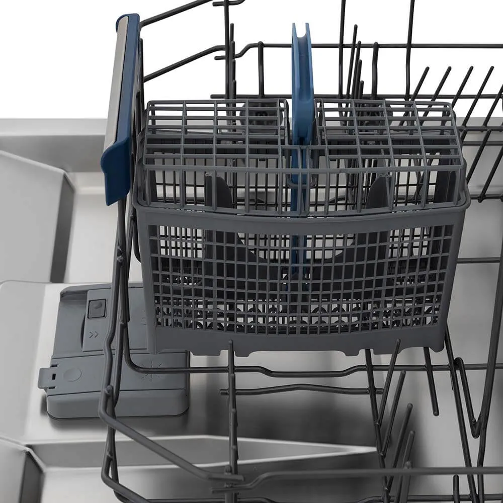 ZLINE 24 in. Tallac Series 3rd Rack Tall Tub Dishwasher with Satin Stainless Steel Panel and Stainless Steel Tub, 51dBa (DWV-SN-24)