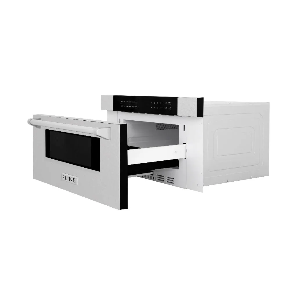 ZLINE 30 in 1.2 cu. ft. Built-in Microwave Drawer in Satin Stainless Steel (MWD-30-SS)