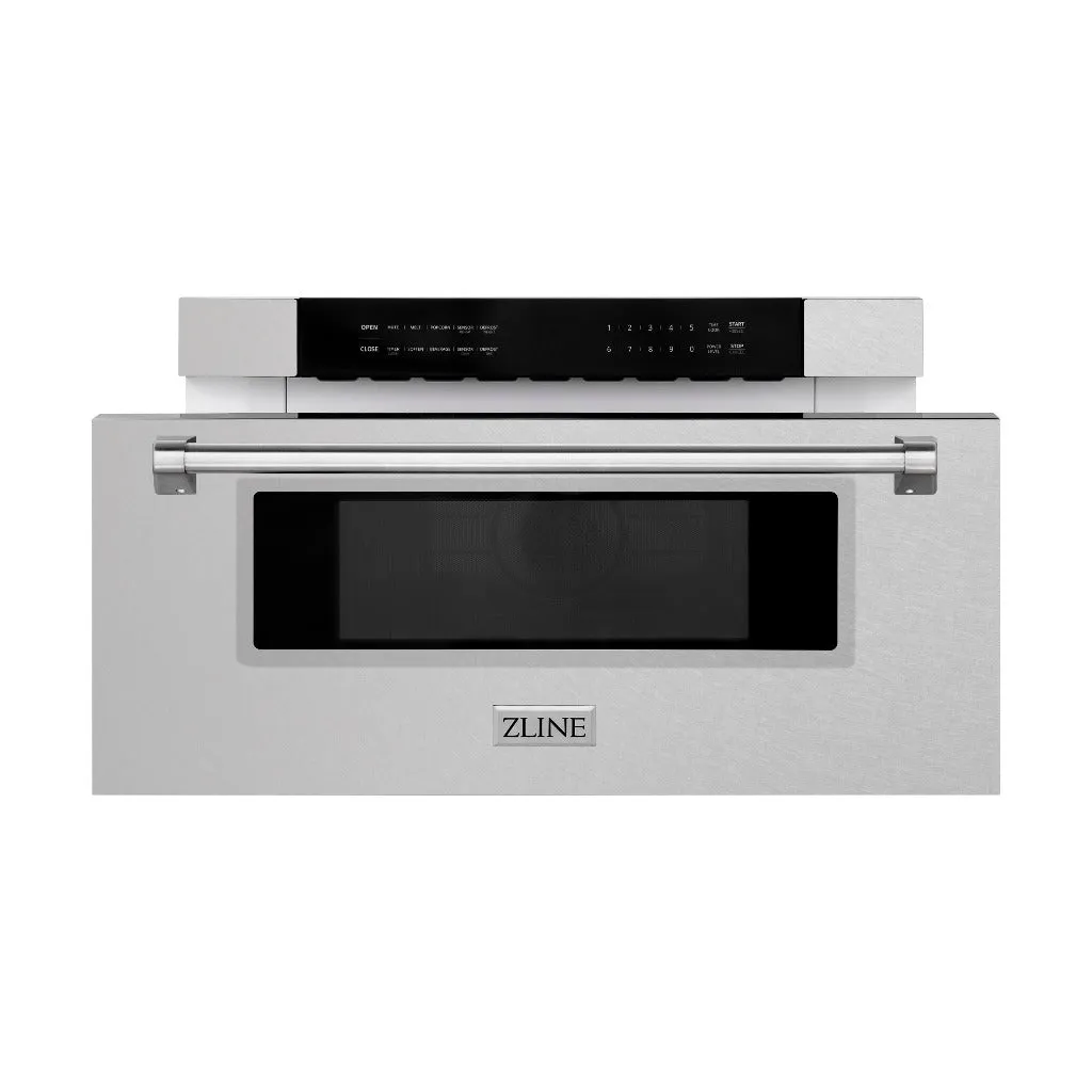 ZLINE 30 in 1.2 cu. ft. Built-in Microwave Drawer in Satin Stainless Steel (MWD-30-SS)
