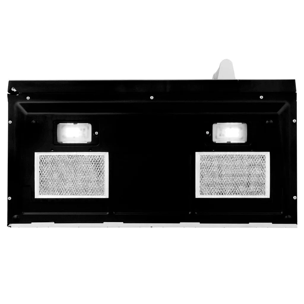 ZLINE 30 in. 1.5 cu. ft. Over-The-Range Convection Microwave Oven in Satin Stainless Steel with Traditional Handle and Sensor Cooking (MWO-OTR-H-30-SS)