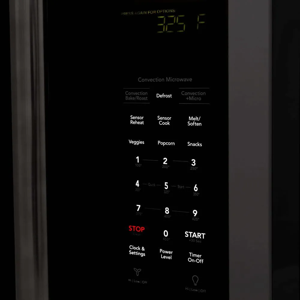 ZLINE 30 in. Recirculating Over the Range Convection Microwave Oven with Charcoal Filters in Black Stainless Steel (MWO-OTRCF-30-BS)