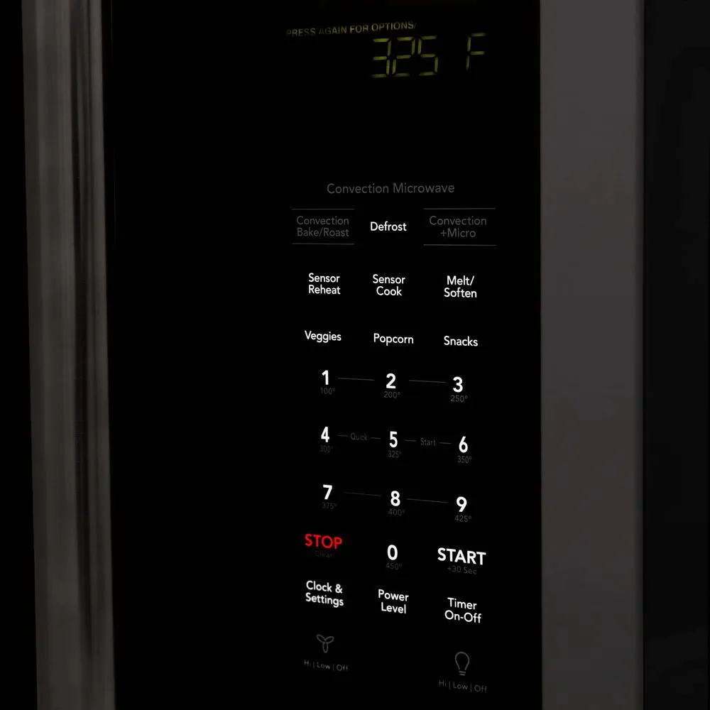ZLINE 30 in. Recirculating Over the Range Convection Microwave Oven with Traditional Handle and Charcoal Filters in Black Stainless Steel (MWO-OTRCFH-30-BS)