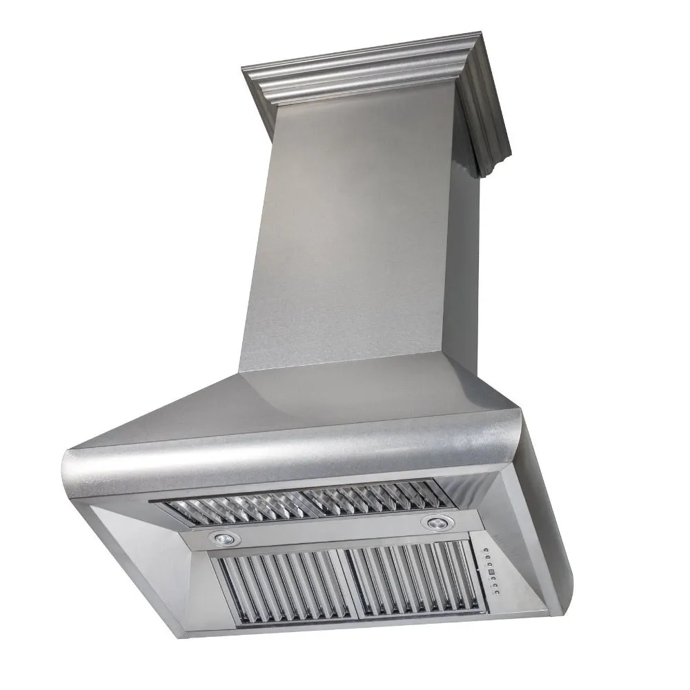 ZLINE 36 in. Convertible Vent Wall Mount Range Hood in Satin Stainless Steel (8687S-36)