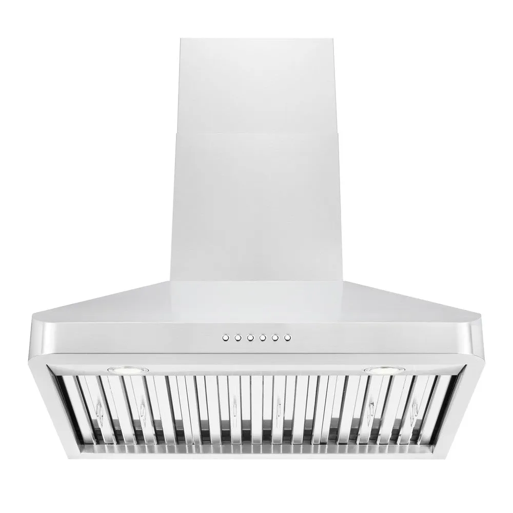 ZLINE Alpine Series Ducted Wall Mount Range Hood in Stainless Steel (ALP100WL)