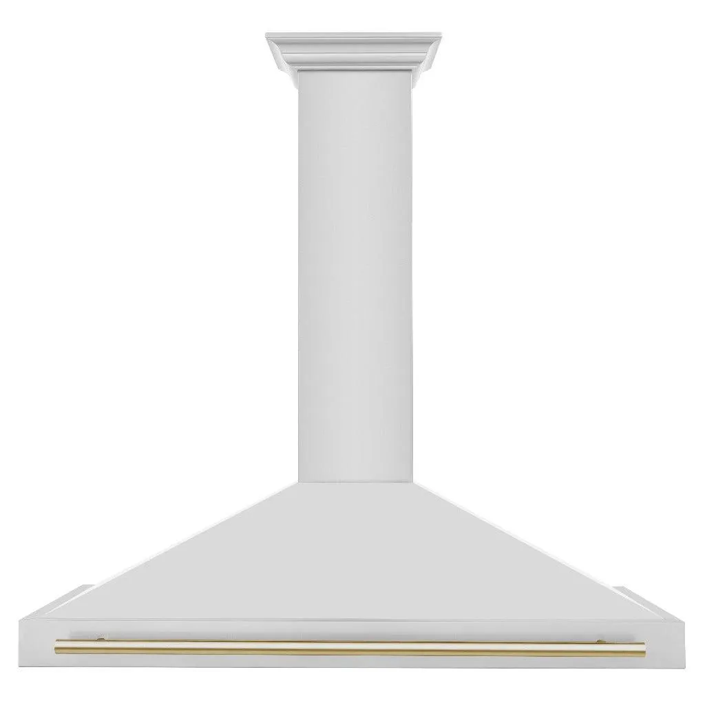 ZLINE Autograph Edition 48 in. Convertible Stainless Steel Range Hood with Stainless Steel Shell and Accents (KB4STZ-48)