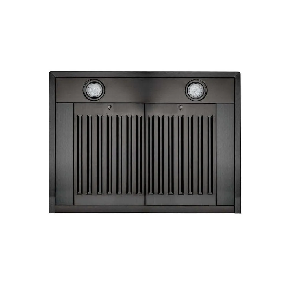 ZLINE Convertible Vent Wall Mount Range Hood in Black Stainless Steel (BSKBN)