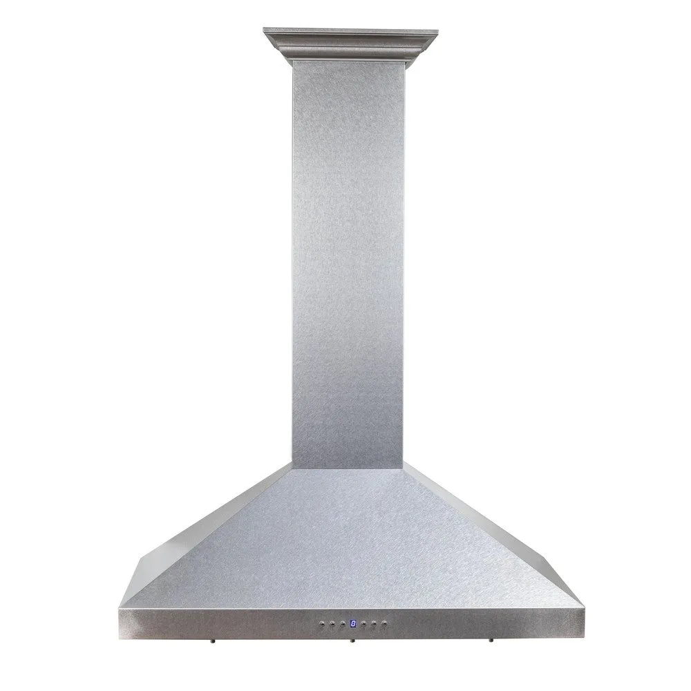ZLINE Convertible Vent Wall Mount Range Hood in Satin Stainless Steel with Size Options (8KL3S)