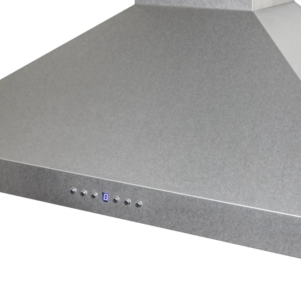 ZLINE Convertible Vent Wall Mount Range Hood in Satin Stainless Steel with Size Options (8KL3S)
