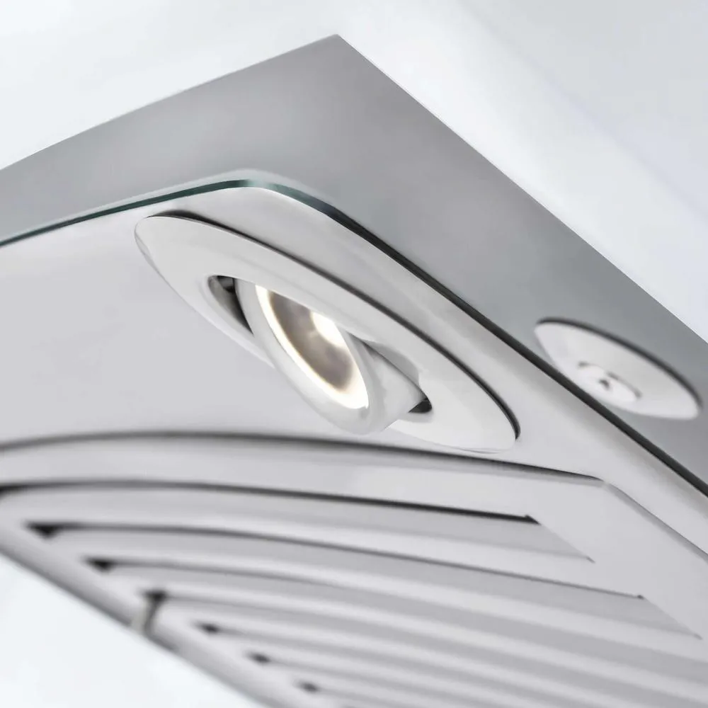 ZLINE Convertible Vent Wall Mount Range Hood in Stainless Steel and Glass (KN)