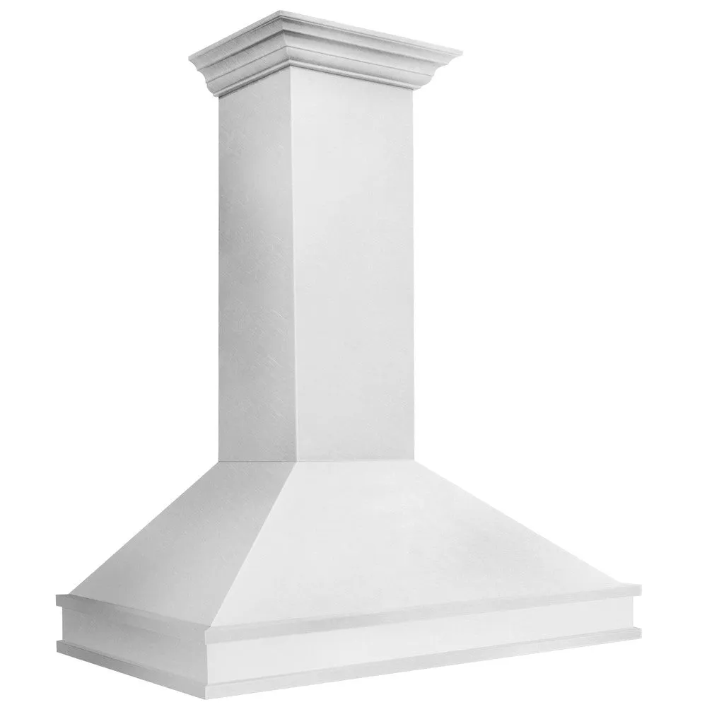 ZLINE Designer Series Wall Mount Range Hood in Satin Stainless Steel with Size Options (8656S)