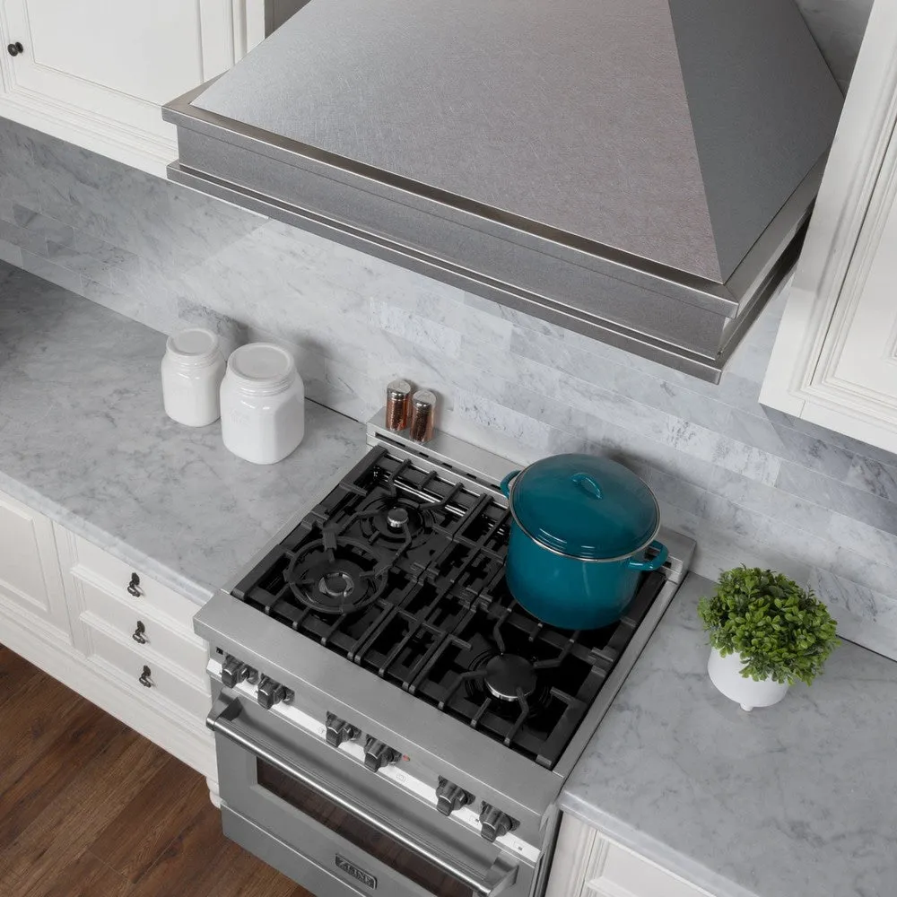 ZLINE Designer Series Wall Mount Range Hood in Satin Stainless Steel with Size Options (8656S)