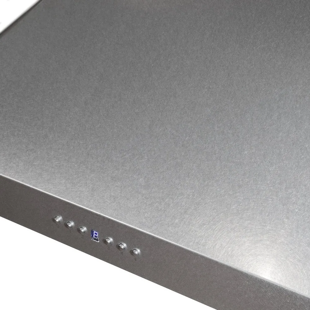 ZLINE Ducted Wall Mount Range Hood in Satin Stainless Steel with Size Options (8KF2S)