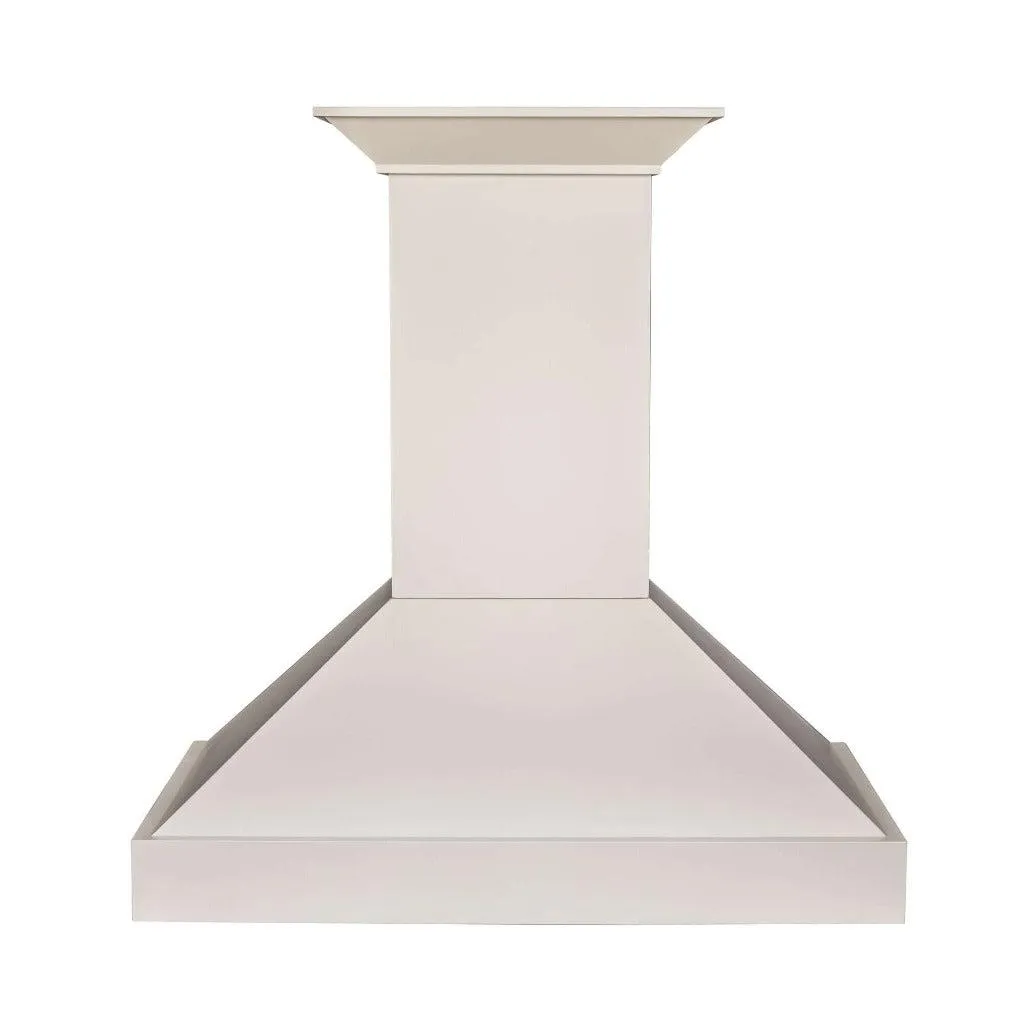ZLINE Ducted Wooden Wall Mount Range Hood in Cottage White (KBTT)